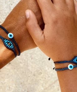 GREECE Kids Evil Eye Braided Bead Bracelet JEWELRY 7 GREECE Kids Evil Eye Braided Bead Bracelet JEWELRY