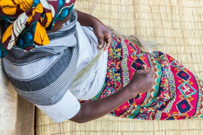 RWANDA HOME Sand Geo Fringed Coasters 5 RWANDA HOME Sand Geo Fringed Coasters