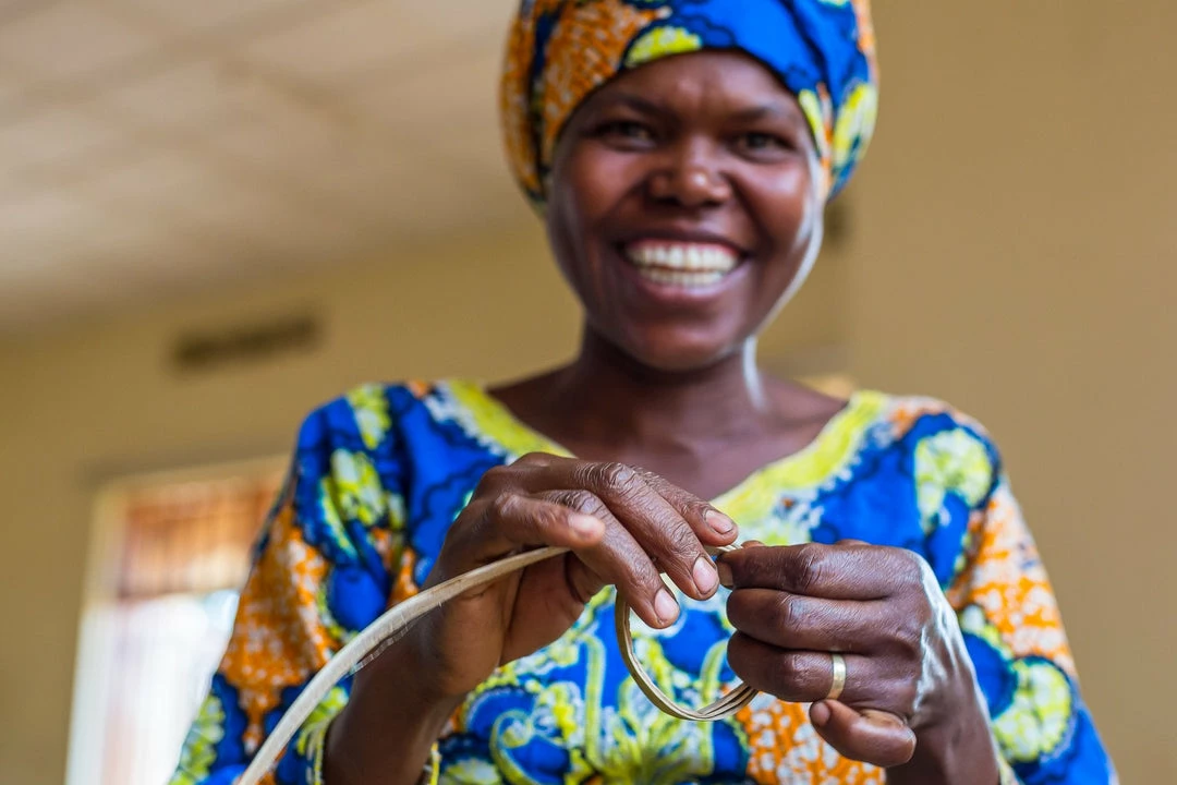 RWANDA HOME Black & White Napkin Rings, Set Of 4 5 RWANDA HOME Black & White Napkin Rings, Set Of 4