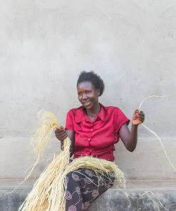 RWANDA Imani Medium Floor Basket HOME 7 RWANDA Imani Medium Floor Basket HOME