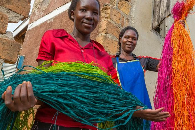 UGANDA HOME Opal Gray Color Blocked Bread Basket With Handles 8 UGANDA HOME Opal Gray Color Blocked Bread Basket With Handles
