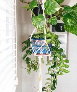 RWANDA 7" Blue Night Inzozi Tapered Planter HOME