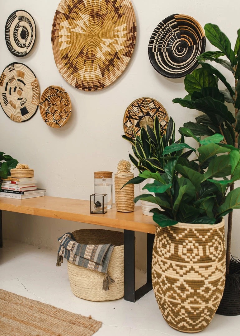 UGANDA HOME Ochre Arrows Plate 5 UGANDA HOME Ochre Arrows Plate