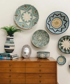 RWANDA Large Silver Blue Hope Bowl