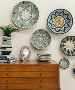 RWANDA HOME Silver Blue Catch All 9 RWANDA HOME Silver Blue Catch All