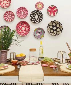 UGANDA Natural Large Fringed Charger 10 UGANDA Natural Large Fringed Charger