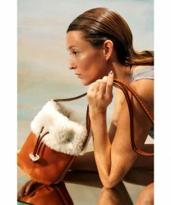 ITALY Nirmala Shearling And Vegetable Tanned Leather