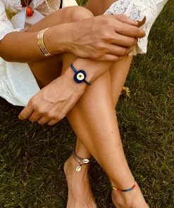 GREECE Duo Color Cowrie Shell Anklet JEWELRY