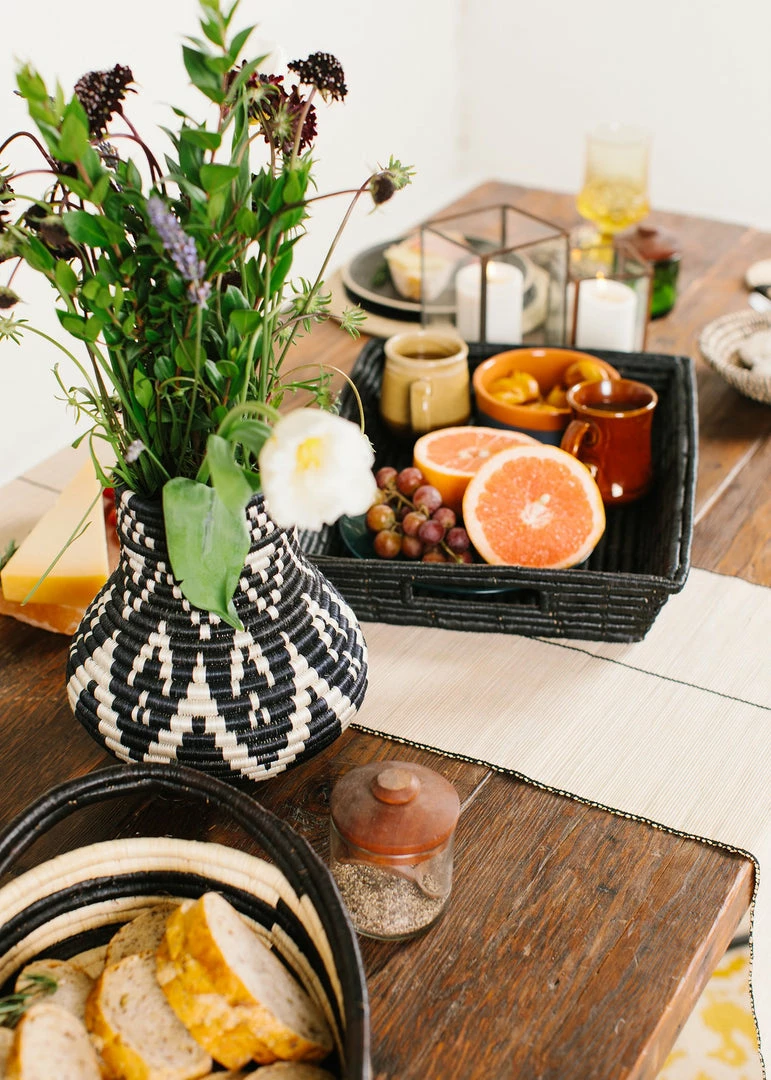 RWANDA Black Rangi Vase HOME 6 RWANDA Black Rangi Vase HOME