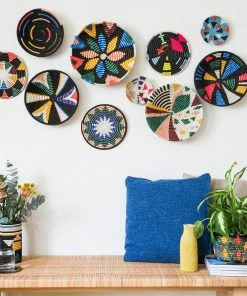 RWANDA Black + Neon Abstract Vase