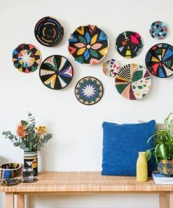 RWANDA HOME Small Black + Neon Nyota Trivet 7 RWANDA HOME Small Black + Neon Nyota Trivet