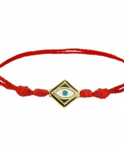GREECE JEWELRY Iris Evil Eye Anklet