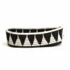 RWANDA Black + White Tofali Oval Basket HOME