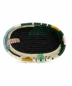 RWANDA HOME Ivy + Blush Biko Oval Basket