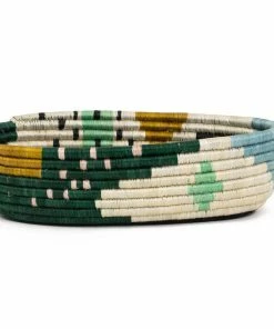 RWANDA HOME Ivy + Blush Biko Oval Basket