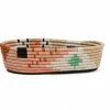 RWANDA Dusty Peach Biko Oval Basket HOME