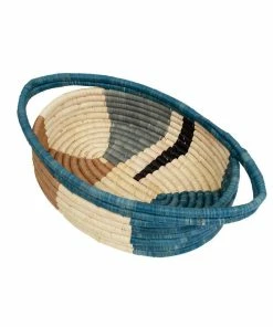 UGANDA HOME Camel Wheel Oval Basket