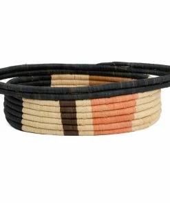 UGANDA HOME Peach Wheel Bread Basket With Handles