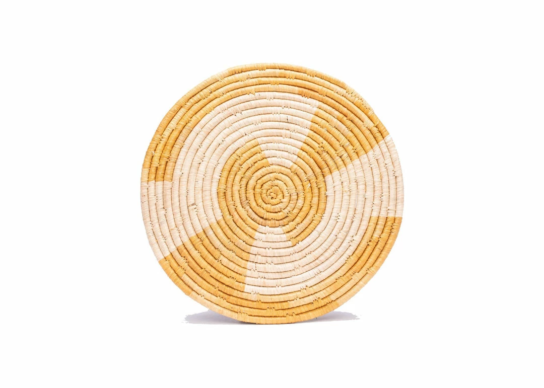 UGANDA HOME Mustard Geo Trivet 3 UGANDA HOME Mustard Geo Trivet