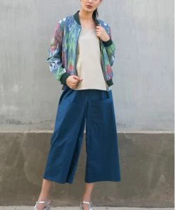 UZBEKISTAN Bomber Jacket With Ikat CLOTHING