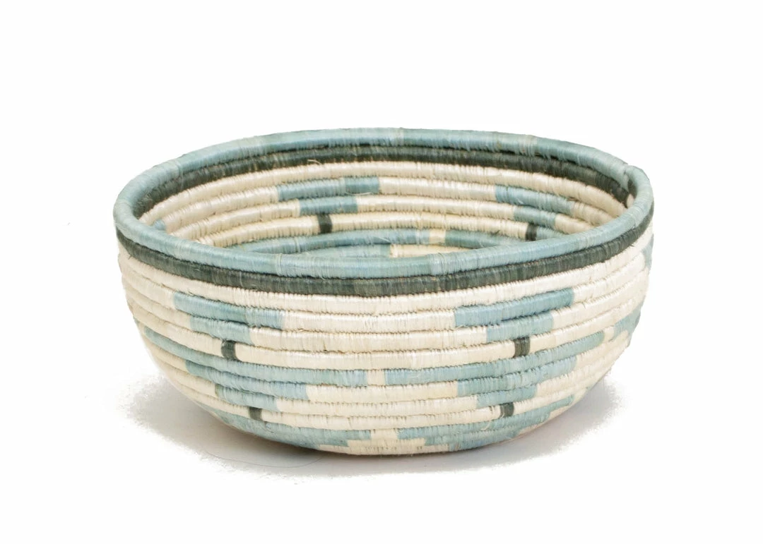 RWANDA HOME Silver Blue Catch All 3 RWANDA HOME Silver Blue Catch All