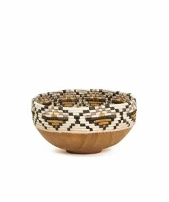 RWANDA Sandstorm Wooden Bowl HOME