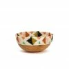 RWANDA Desert Flower Wooden Bowl