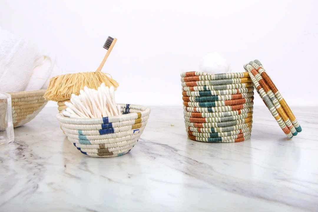 RWANDA Sand Almasi Lidded Box Hampers & Storage 3 RWANDA Sand Almasi Lidded Box Hampers & Storage