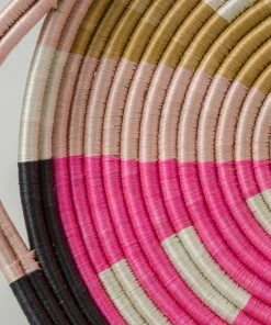 RWANDA HOME Blossom Pinks Handle Tray