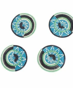 RWANDA HOME Arctic Blue Mara Coasters