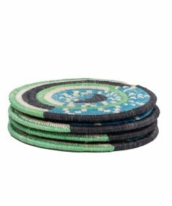 RWANDA HOME Arctic Blue Mara Coasters