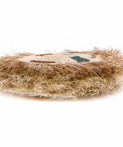 RWANDA Soothing Sands Fringed Coasters, Set Of 4