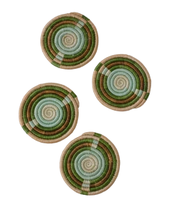 UGANDA Tierra Geo Coasters, Set Of 4