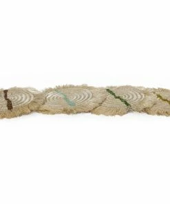 UGANDA Multicolor Wheat Fringed Coasters, Set Of 4 HOME