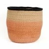 GHANA HOME 11" Large Dipped Ochre Grass Planter