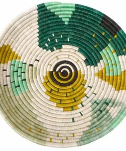 RWANDA Abstract Ivy Circular Tray
