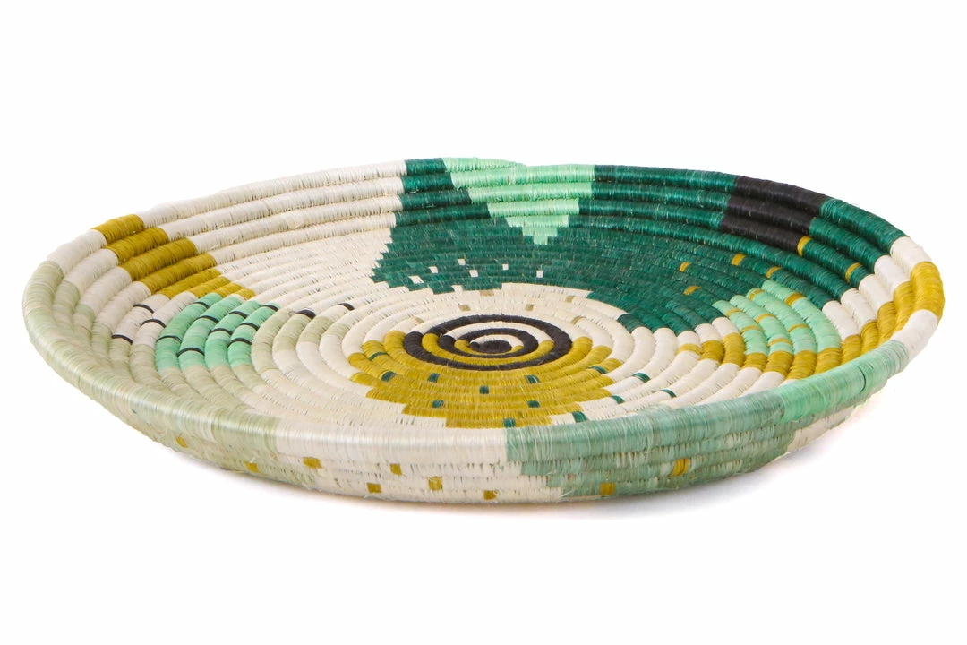 RWANDA Abstract Ivy Circular Tray 5 RWANDA Abstract Ivy Circular Tray