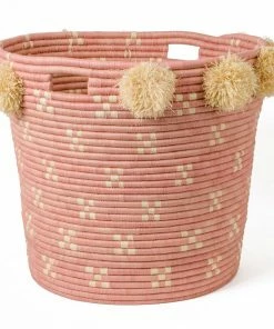 UGANDA HOME Blush Polkadot Pom Pom Hamper