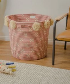 UGANDA HOME Blush Polkadot Pom Pom Hamper