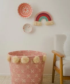 UGANDA HOME Blush Polkadot Pom Pom Hamper
