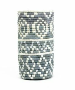 RWANDA HOME Metallic + Mirage Gray Diyama Vase
