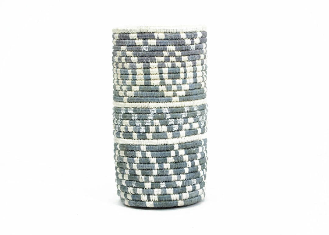 RWANDA HOME Metallic + Mirage Gray Diyama Vase 3 RWANDA HOME Metallic + Mirage Gray Diyama Vase