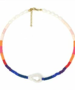 GREECE Cassie Raw Pearl Choker JEWELRY