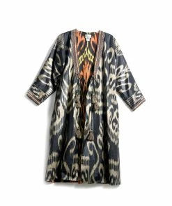 UZBEKISTAN CLOTHING Classic Ikat Chapan 10 UZBEKISTAN CLOTHING Classic Ikat Chapan