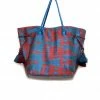 UZBEKISTAN Expandable Ikat Bag With Tassels