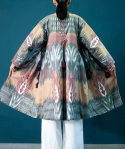 UZBEKISTAN Classic Ikat Chapan CLOTHING