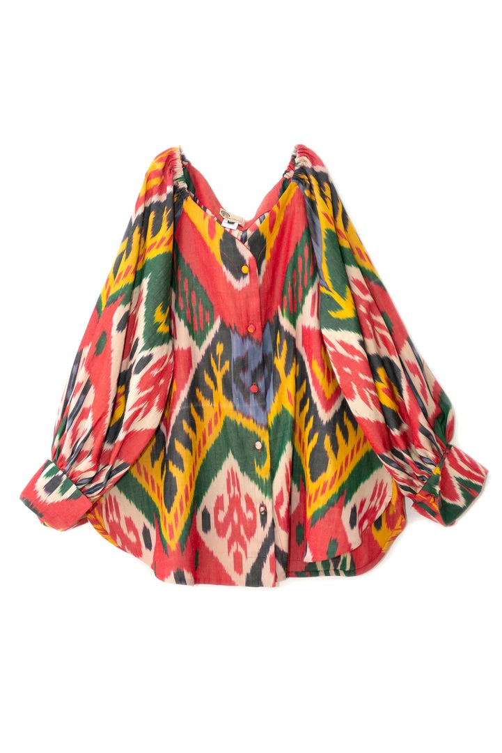 UZBEKISTAN Feruza Ikat Top 6 UZBEKISTAN Feruza Ikat Top