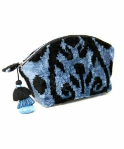 UZBEKISTAN Cosmetic Bag Ikat Velvet BAGS