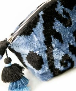 UZBEKISTAN Cosmetic Bag Ikat Velvet BAGS