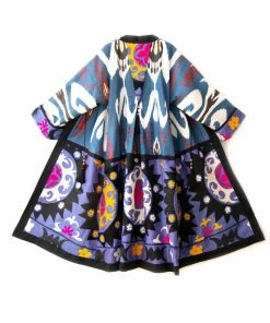 UZBEKISTAN Ikat Suzani Chapan